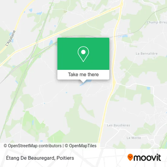 Étang De Beauregard map