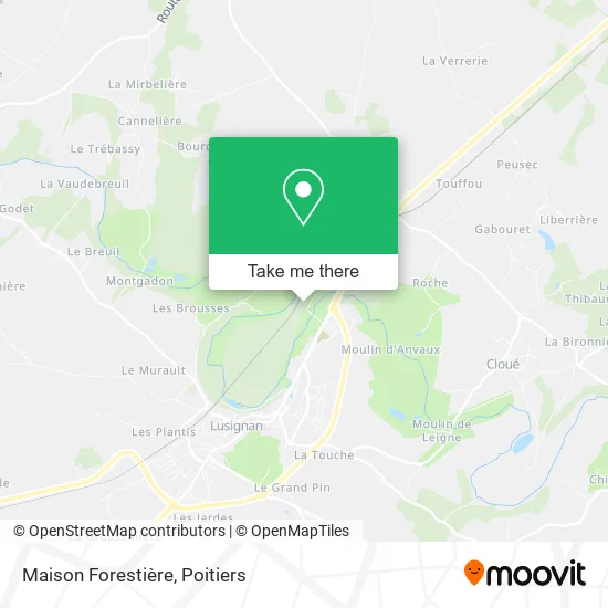 Maison Forestière map