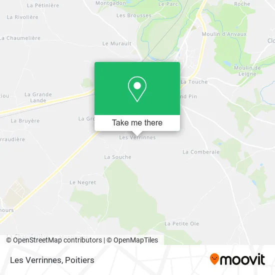 Les Verrinnes map