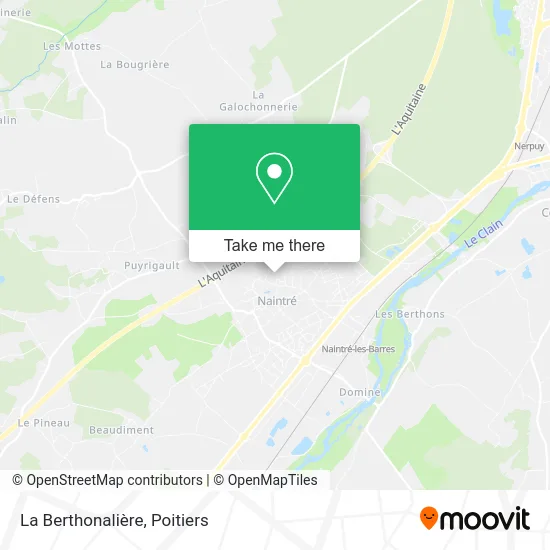 La Berthonalière map