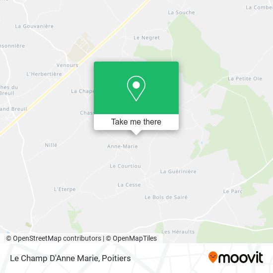 Le Champ D'Anne Marie map