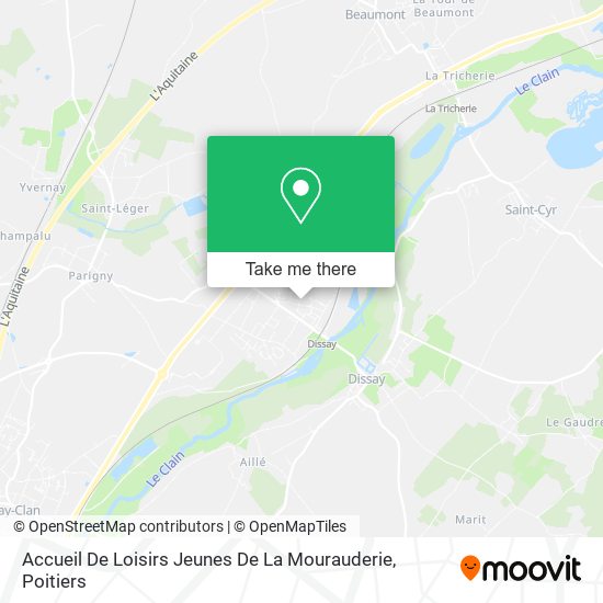 Accueil De Loisirs Jeunes De La Mourauderie map
