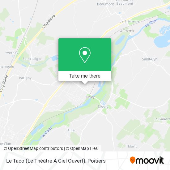 Le Taco (Le Théâtre À Ciel Ouvert) map