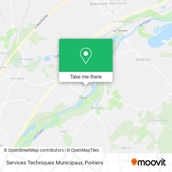 Services Techniques Municipaux map