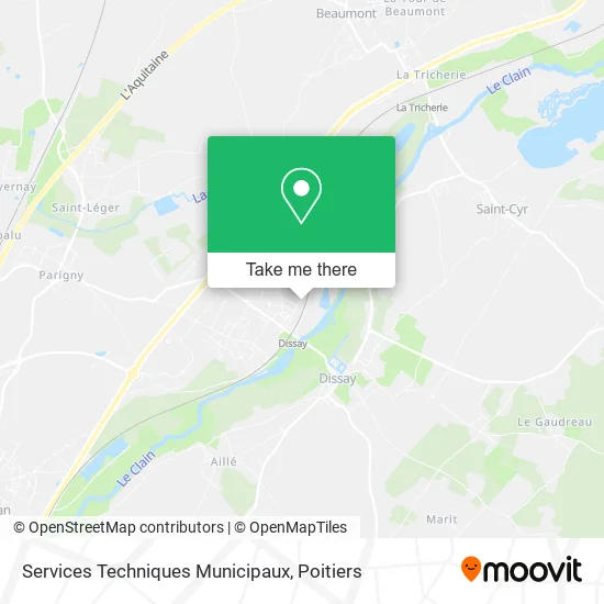 Services Techniques Municipaux map
