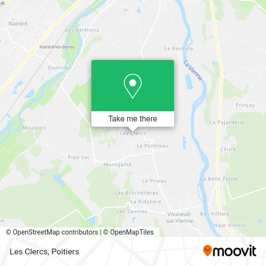 Les Clercs map