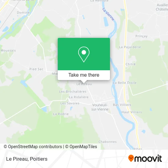 Le Pireau map