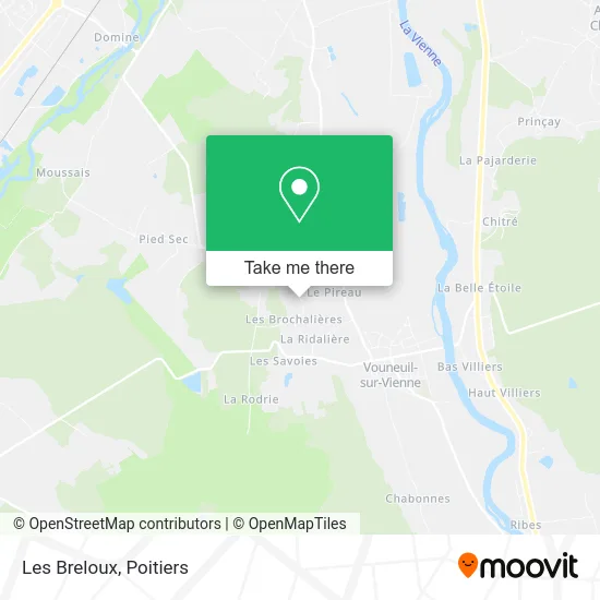 Les Breloux map