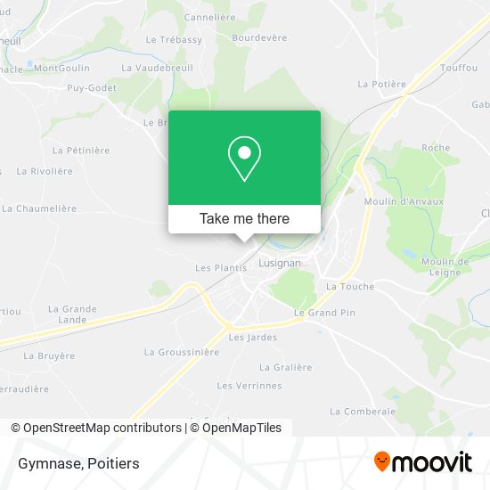 Gymnase map