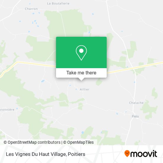 Les Vignes Du Haut Village map