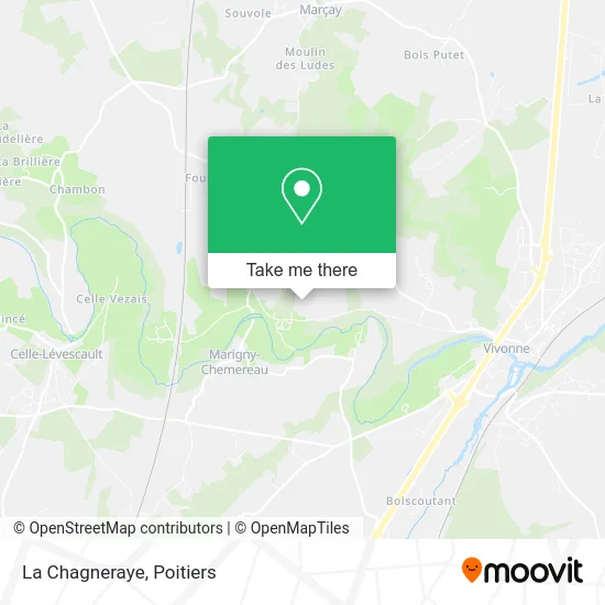 La Chagneraye map
