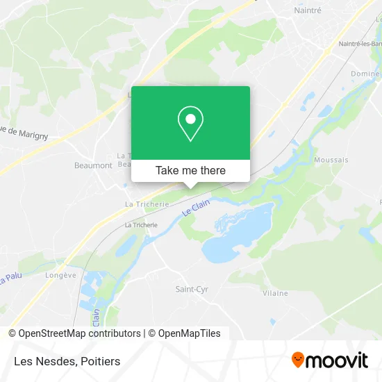 Les Nesdes map