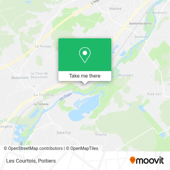Les Courtois map