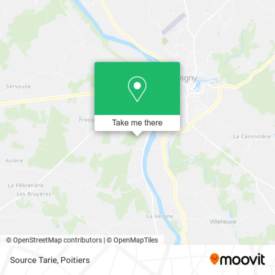 Source Tarie map