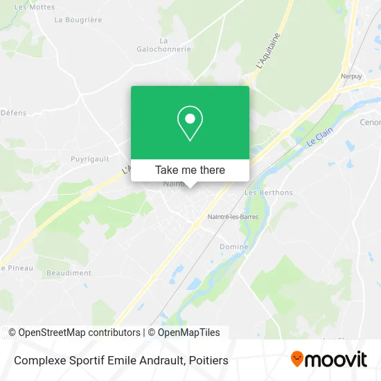 Complexe Sportif Emile Andrault map