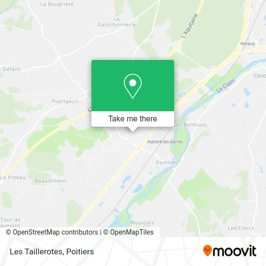 Les Taillerotes map