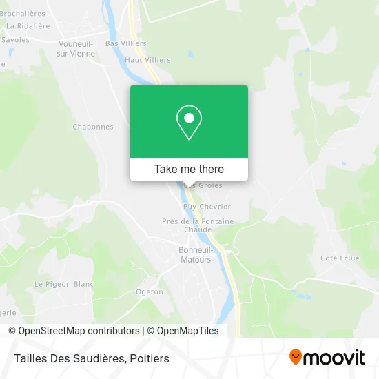 Tailles Des Saudières map