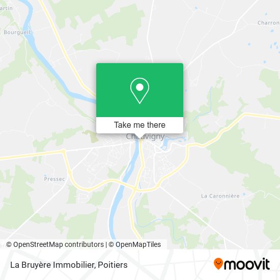 La Bruyère Immobilier map