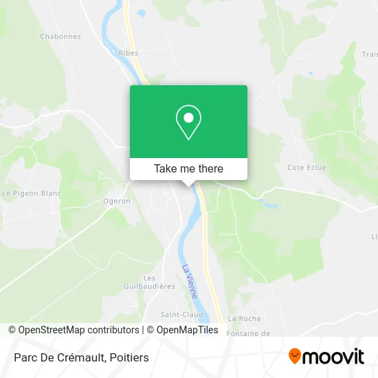 Parc De Crémault map