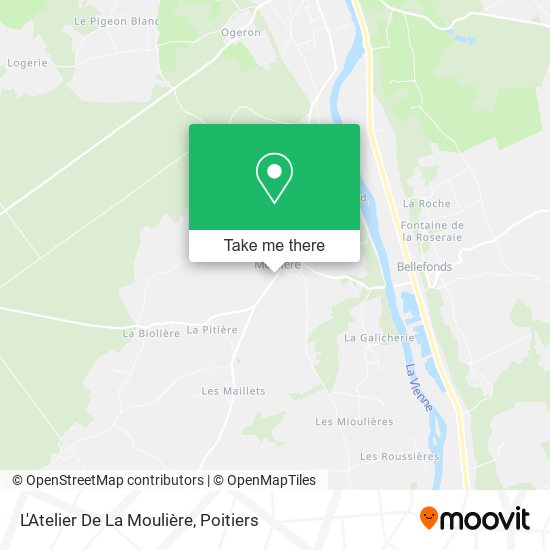 Mapa L'Atelier De La Moulière