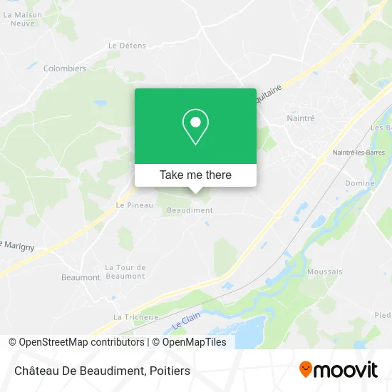 Château De Beaudiment map