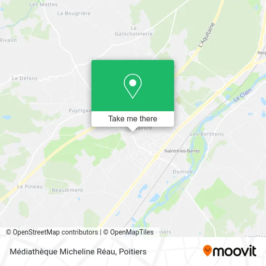 Médiathèque Micheline Réau map