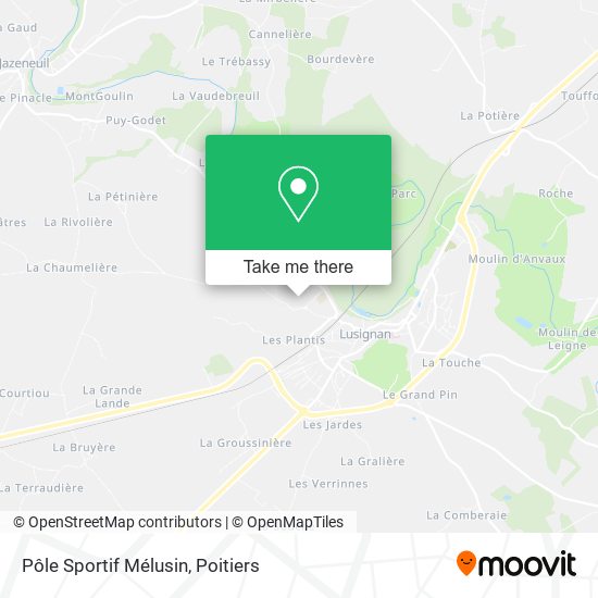 Pôle Sportif Mélusin map