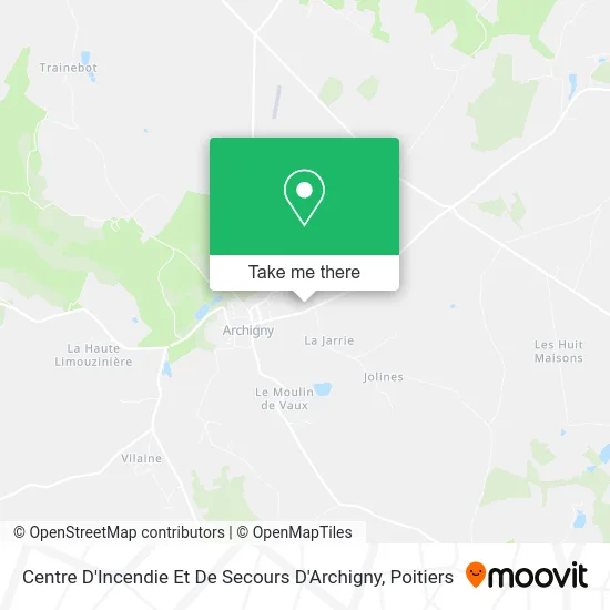 Centre D'Incendie Et De Secours D'Archigny map