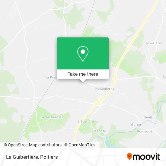 La Guibertière map