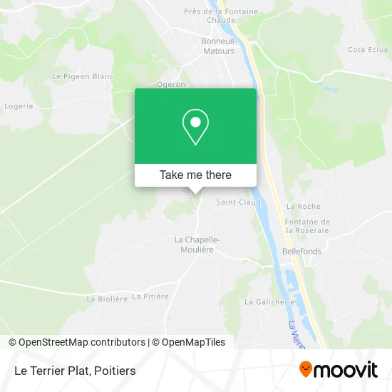 Le Terrier Plat map
