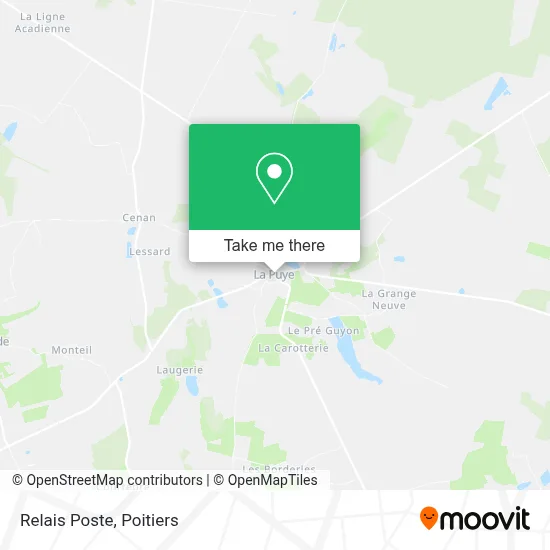 Relais Poste map