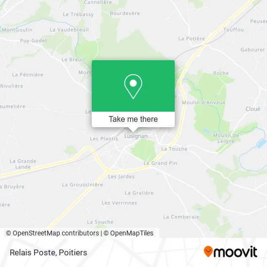Relais Poste map