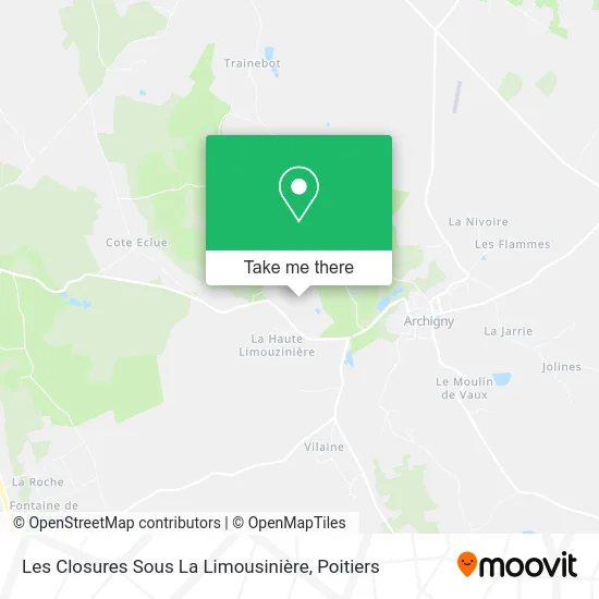 Les Closures Sous La Limousinière map