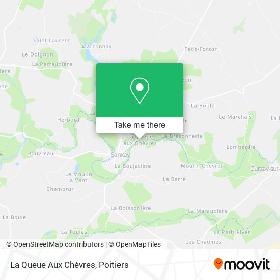 La Queue Aux Chèvres map