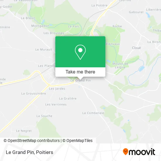 Le Grand Pin map