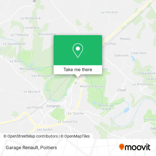 Garage Renault map