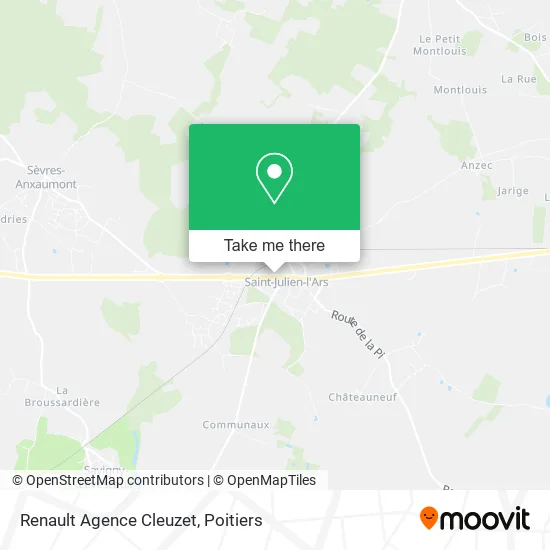 Renault Agence Cleuzet map