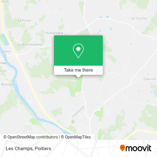 Les Champs map