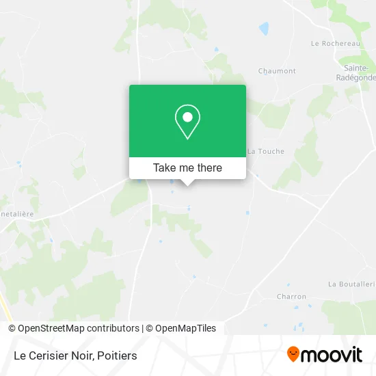 Le Cerisier Noir map