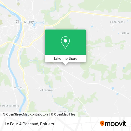 Le Four A Pascaud map