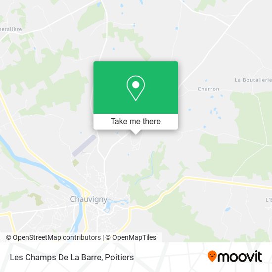 Mapa Les Champs De La Barre