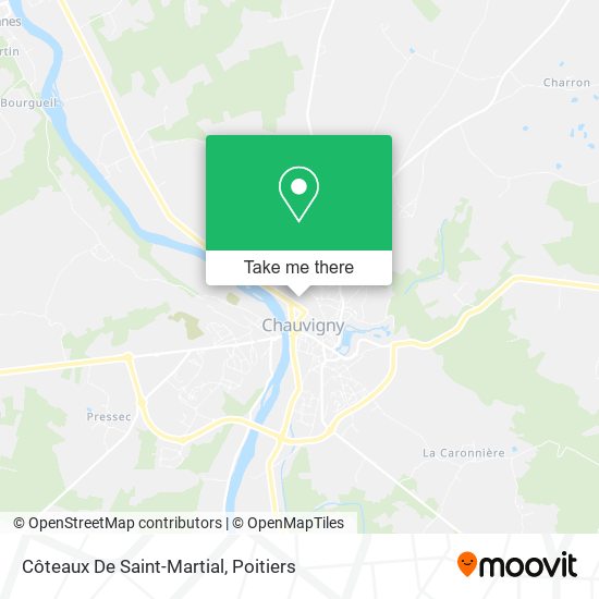 Côteaux De Saint-Martial map