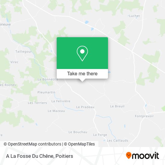 A La Fosse Du Chêne map