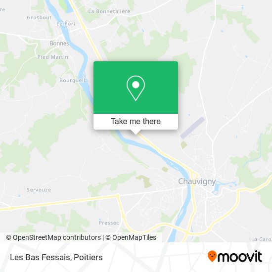 Les Bas Fessais map