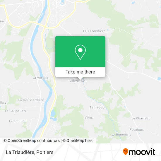 La Triaudière map