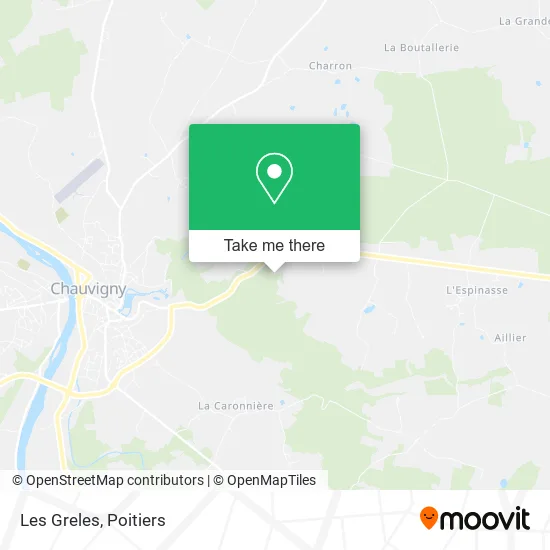 Les Greles map