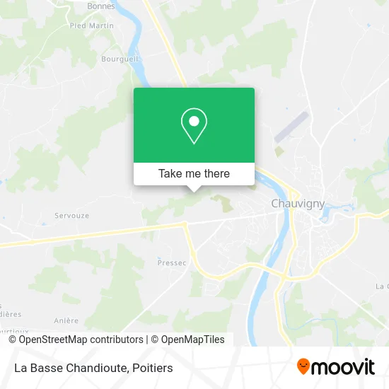 La Basse Chandioute map