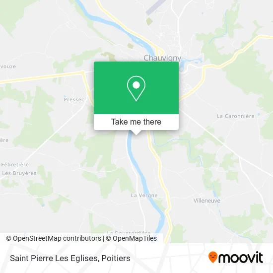Saint Pierre Les Eglises map