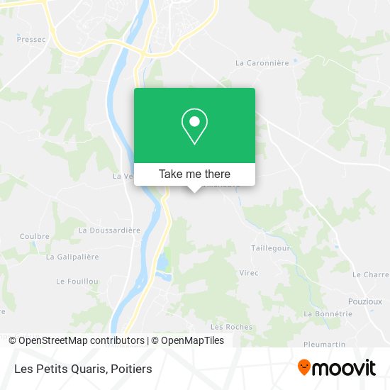 Les Petits Quaris map