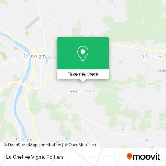 La Chetive Vigne map